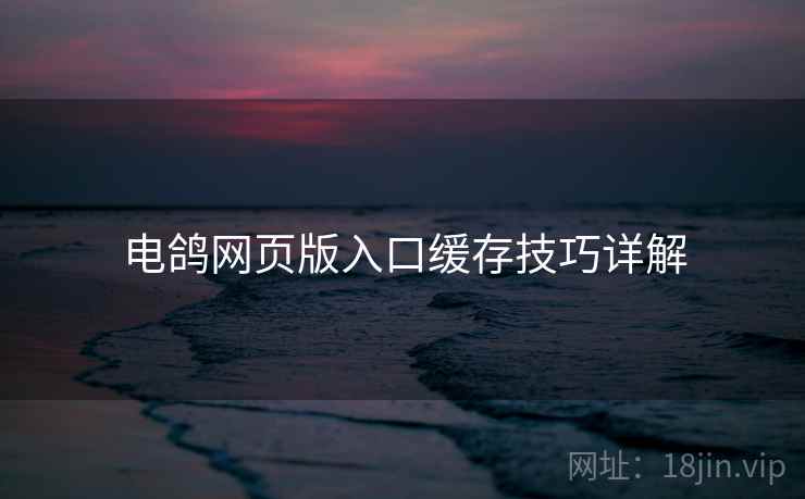电鸽网页版入口缓存技巧详解 电鸽网页版入口缓存技巧详解